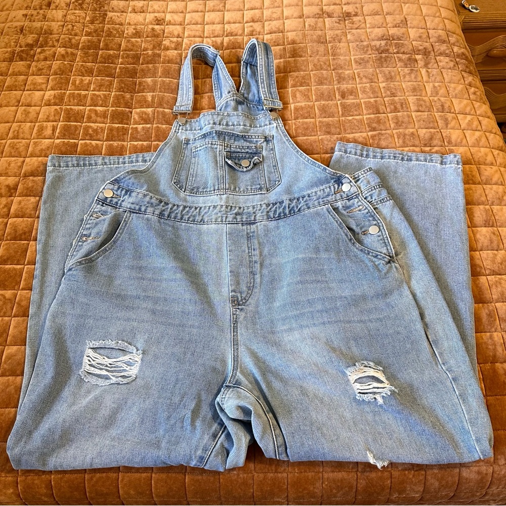 Denim overalls 3X